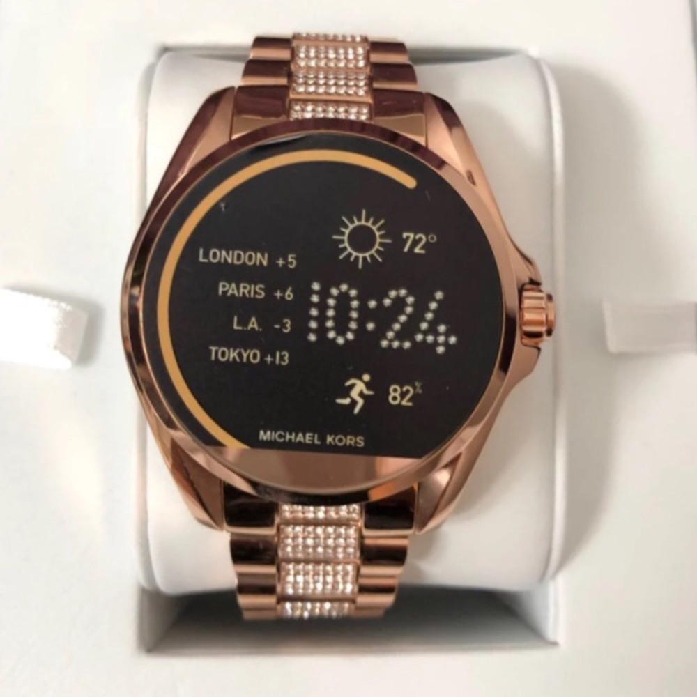 🎀Michael Kors Rose Gold Bradshaw Smart Watch